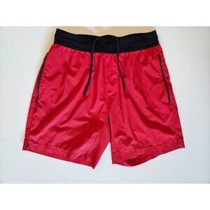 Rhone Mako Tech Shorts Men’s Small Red Athletic Training Gym Stretch